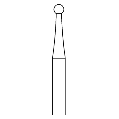 Kugelfräser, Fig. 1, ø 1,8 mm - 1 Stück