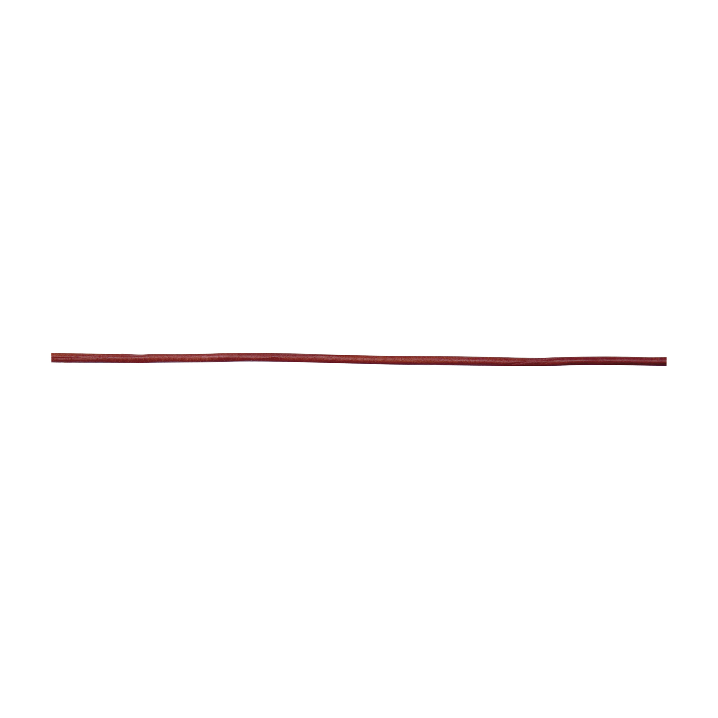 Lederbänder, rot, ø 1,3 mm, 1 m - 10 Stück