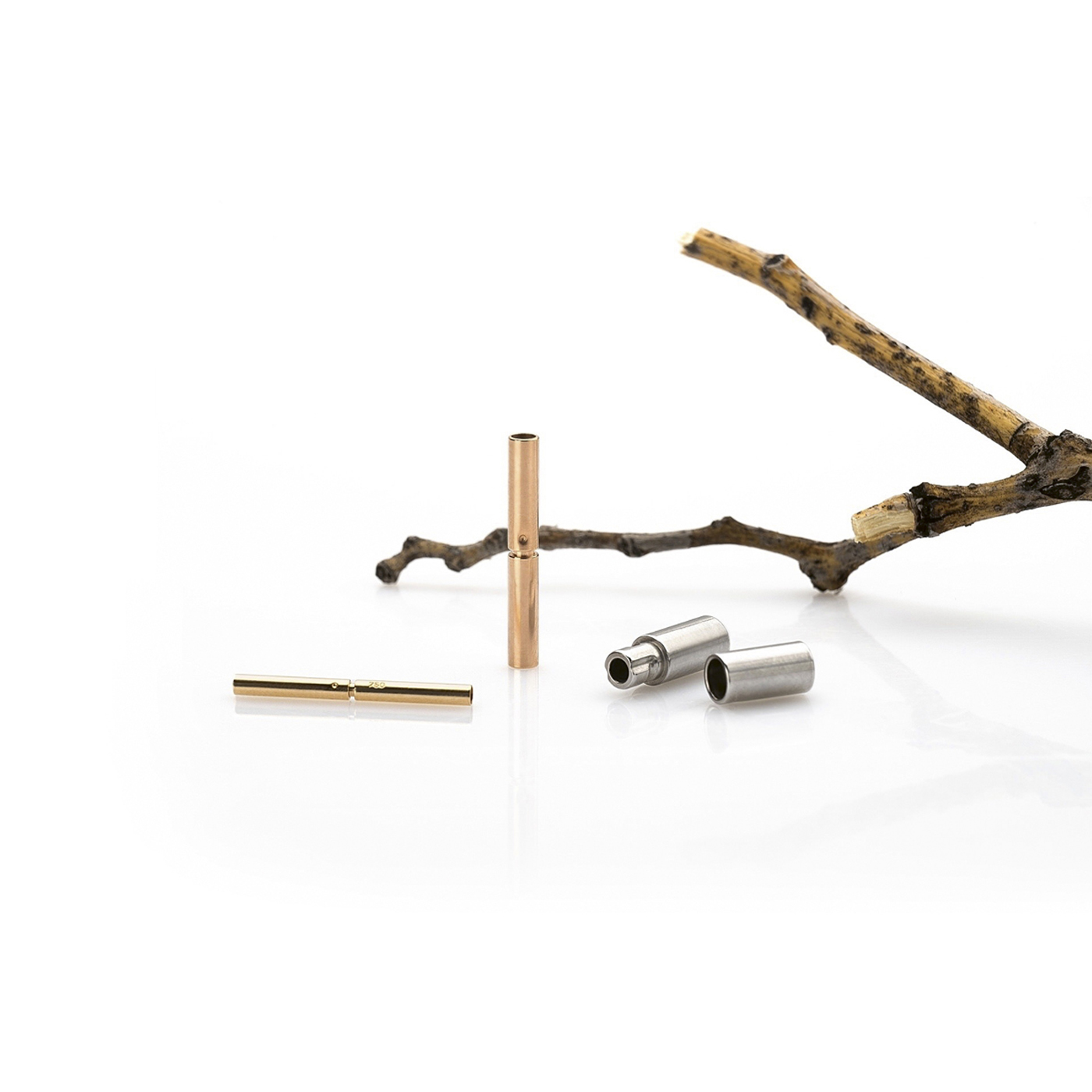 Bayonet Clasp, Stainless Steel, Internal ø 2.9 mm - 1 piece Bayonet Clasp, Stainless Steel, Internal ø 2.9 mm - 1 piece