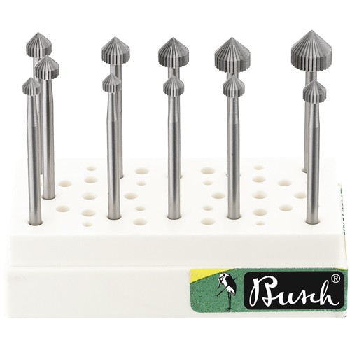 Busch ES-Steinruhfräser-Sortiment, Fig. 413, ø 3,5 - 8,0 mm - 1 Set Busch ES-Steinruhfräser-Sortiment, Fig. 413, ø 3,5 - 8,0 mm - 1 Set