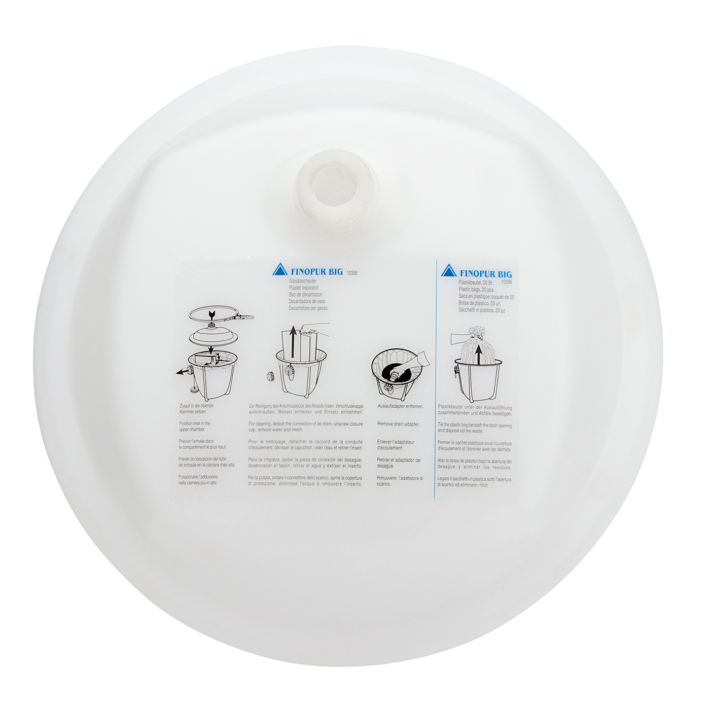 Replacement Lid, for FINOPUR BIG Plaster Separator - 1 piece