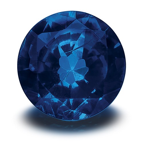 Zirconia, Round, Sapphire Blue, Faceted, ø 2.75 mm - 5 pieces
