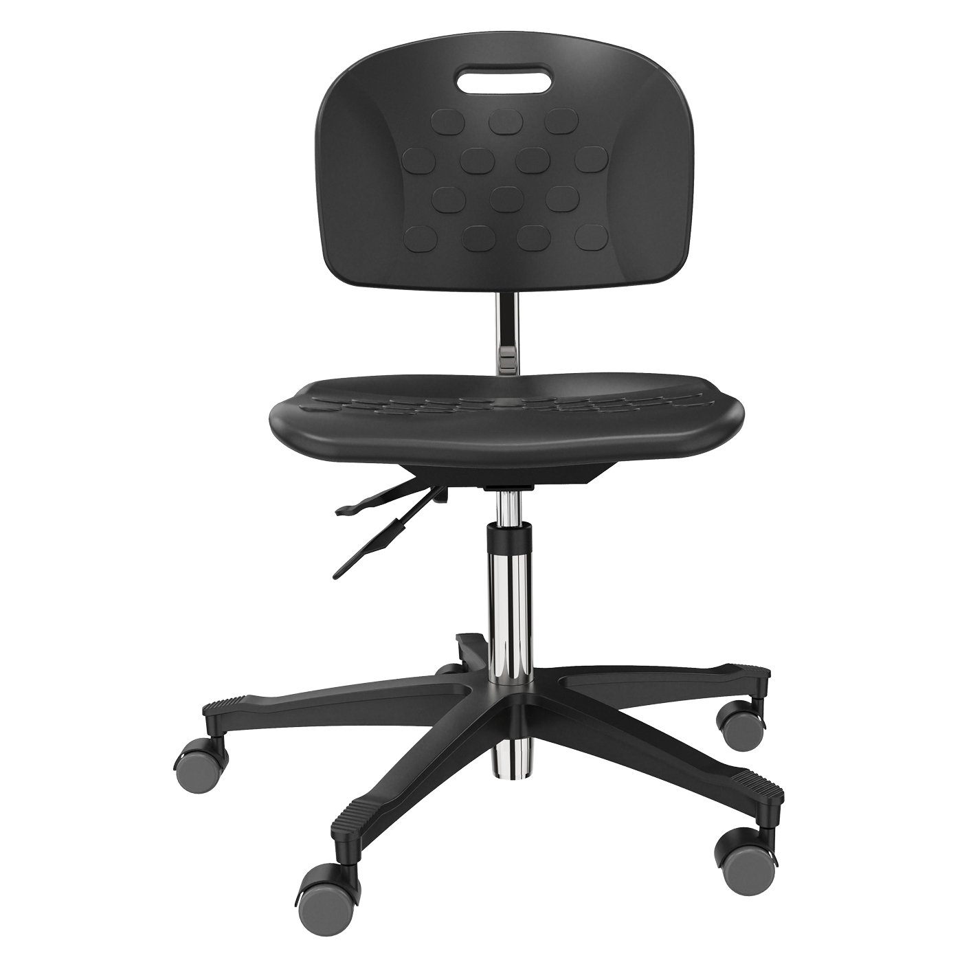 Dauphin Tec Basic Drehstuhl, PC Technik, PU Schwarz - 1 Stück