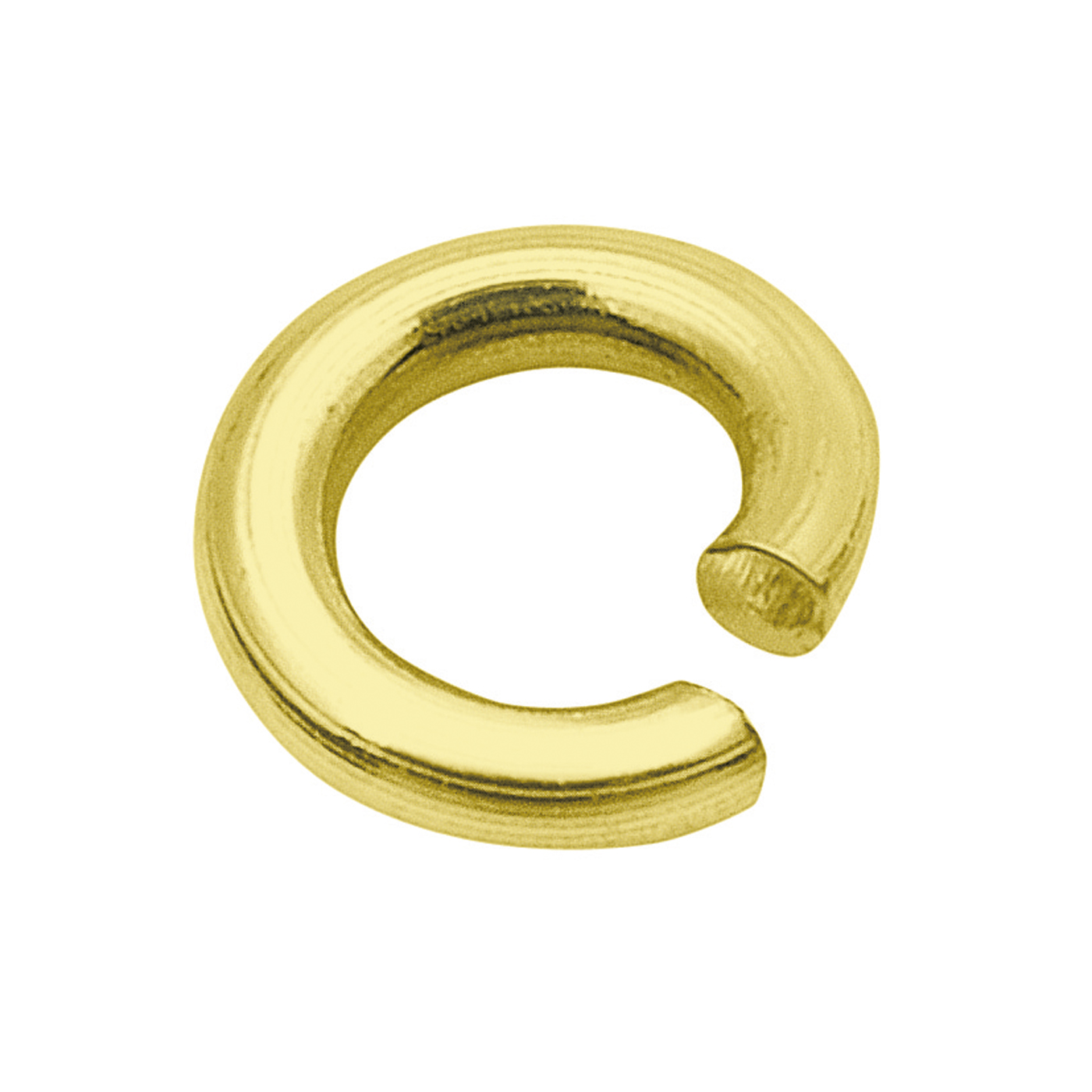 Binding Rings, Round, 585G, ø 2 mm - 5 pieces Binding Rings, Round, 585G, ø 2 mm - 5 pieces