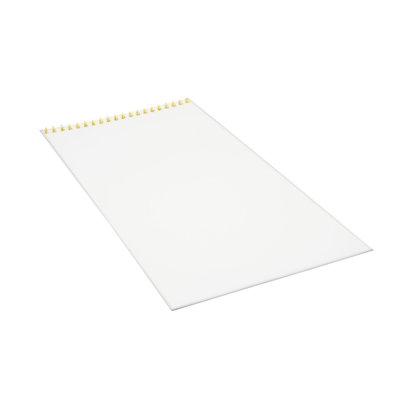 Tray System Inlay, White, with Hook Strip, 224 x 448 mm - 1 piece