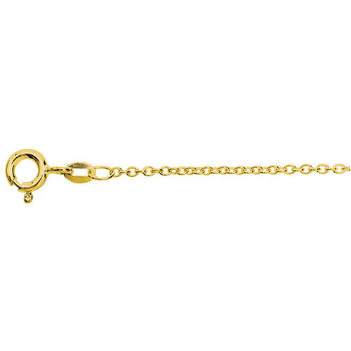 Trace Chain, 585G, 1.60 mm, 40 cm - 1 piece