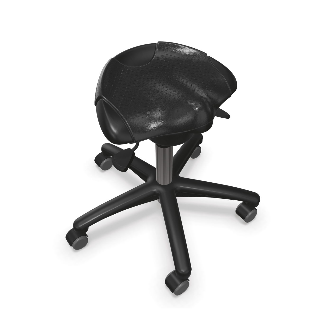 Tec profile Ergo Stool, PU soft Black - 1 piece Tec profile Ergo Stool, PU soft Black - 1 piece