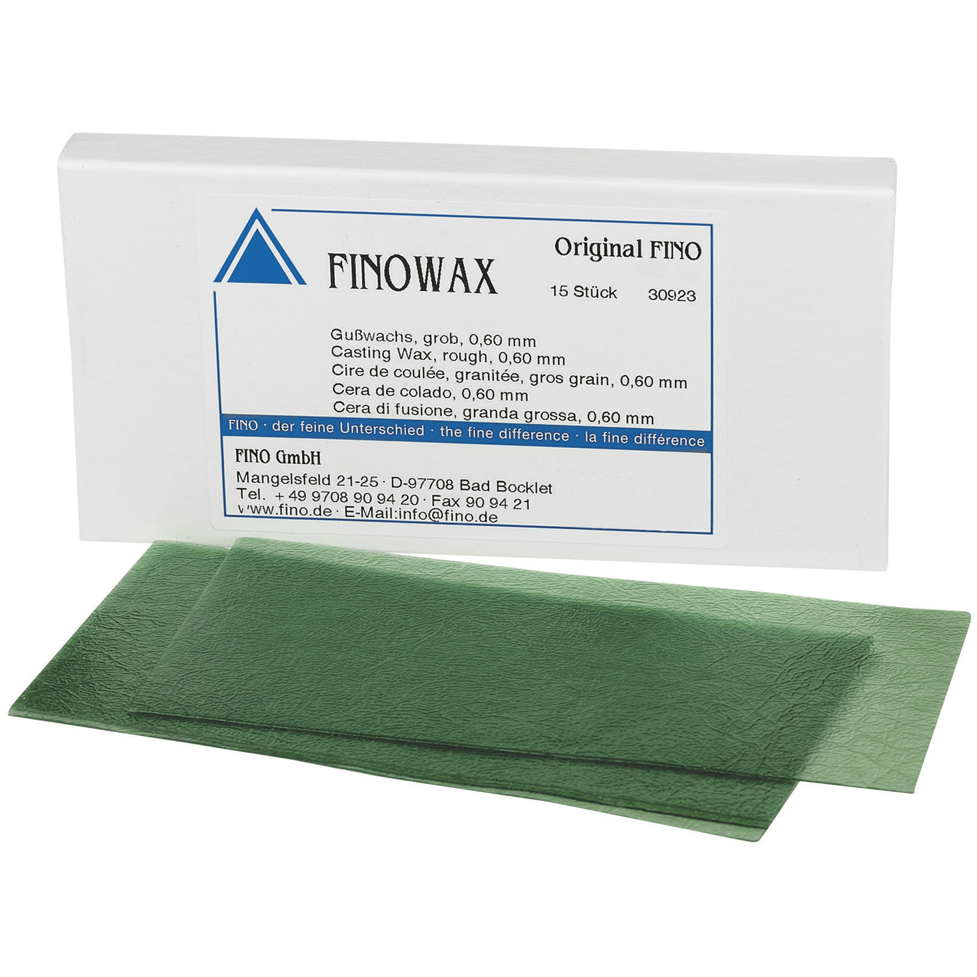 FINOWAX casting wax, stippled, coarse, 0.60 mm - 15 pieces