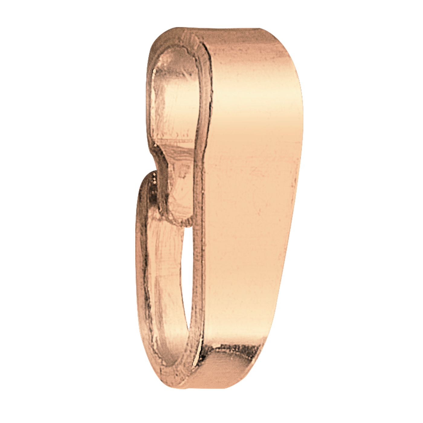 Anhängerschlaufe, 585 G, 2 x 6 mm, poliert - 1 Stück