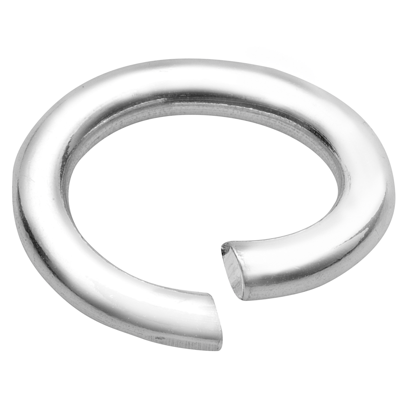 Binderinge, 925 Ag, oval, ø 9 mm, Draht-ø 1,3 mm - 1 Stück