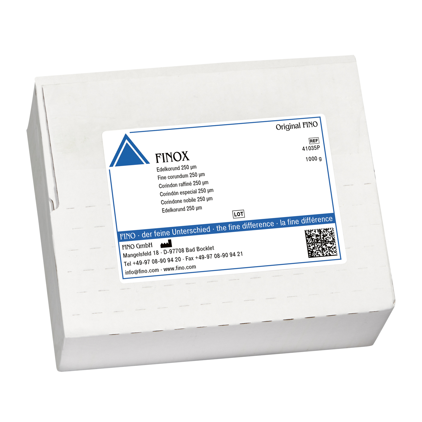 FINOX High-Grade Corundum, 250 µm, Trial Pack - 1000 g