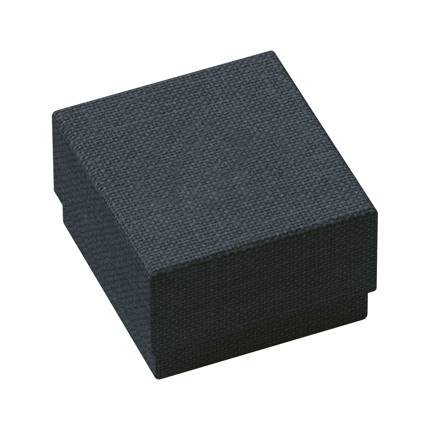 Schmucketui "Pattern", schwarz, 50 x 55 x 32 mm - 1 Stück