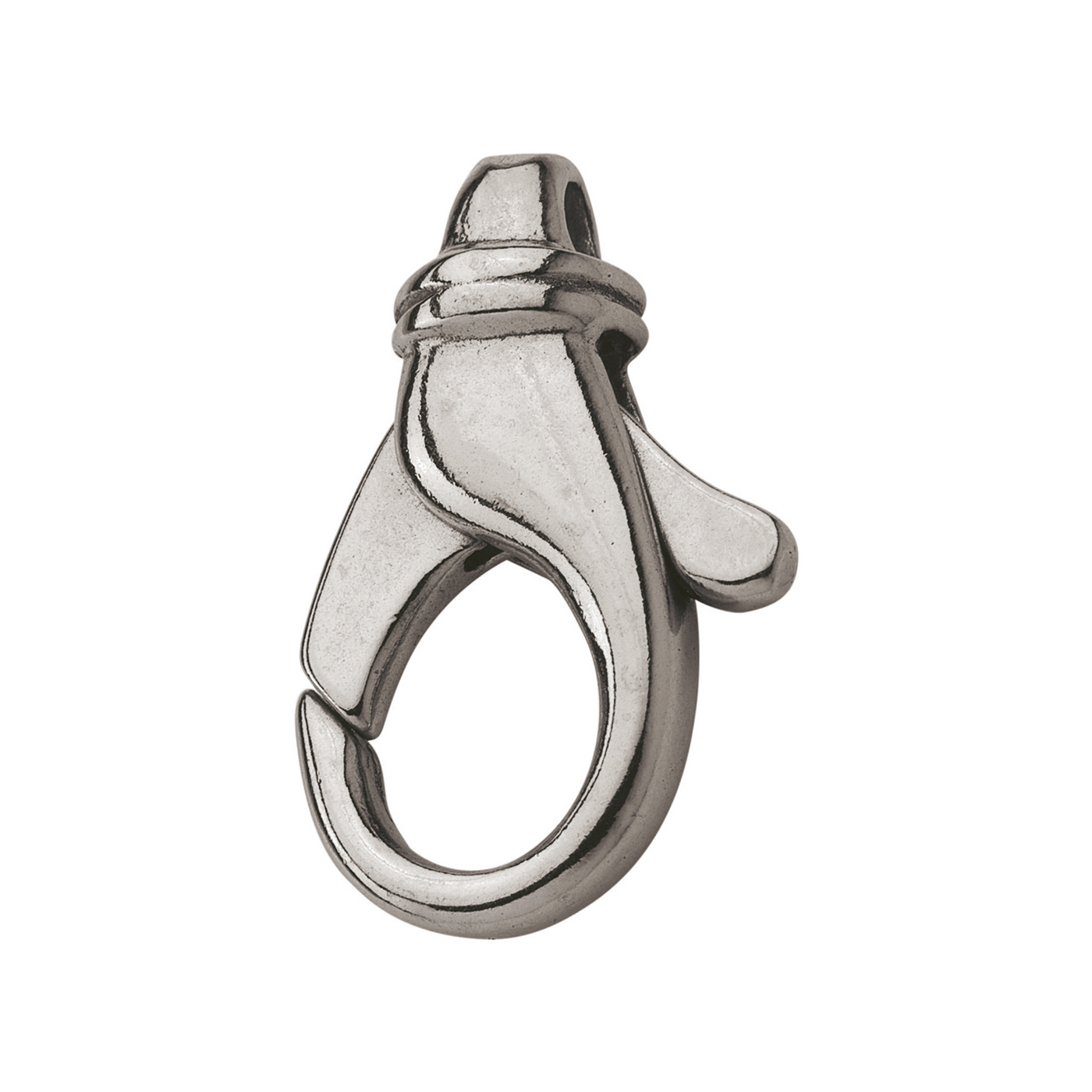 Lobster Clasp, 925Ag, 13 x 23 mm, with Union - 1 piece