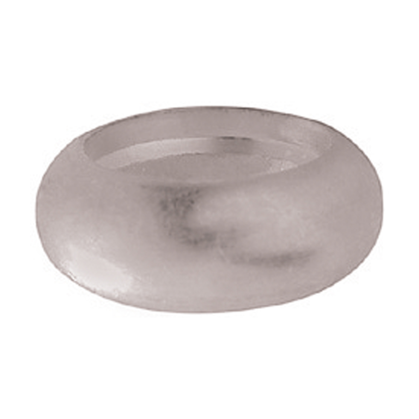 Zarge, 925 Ag, rund, bauchig, Stein-ø 3,5 mm - 1 Stück
