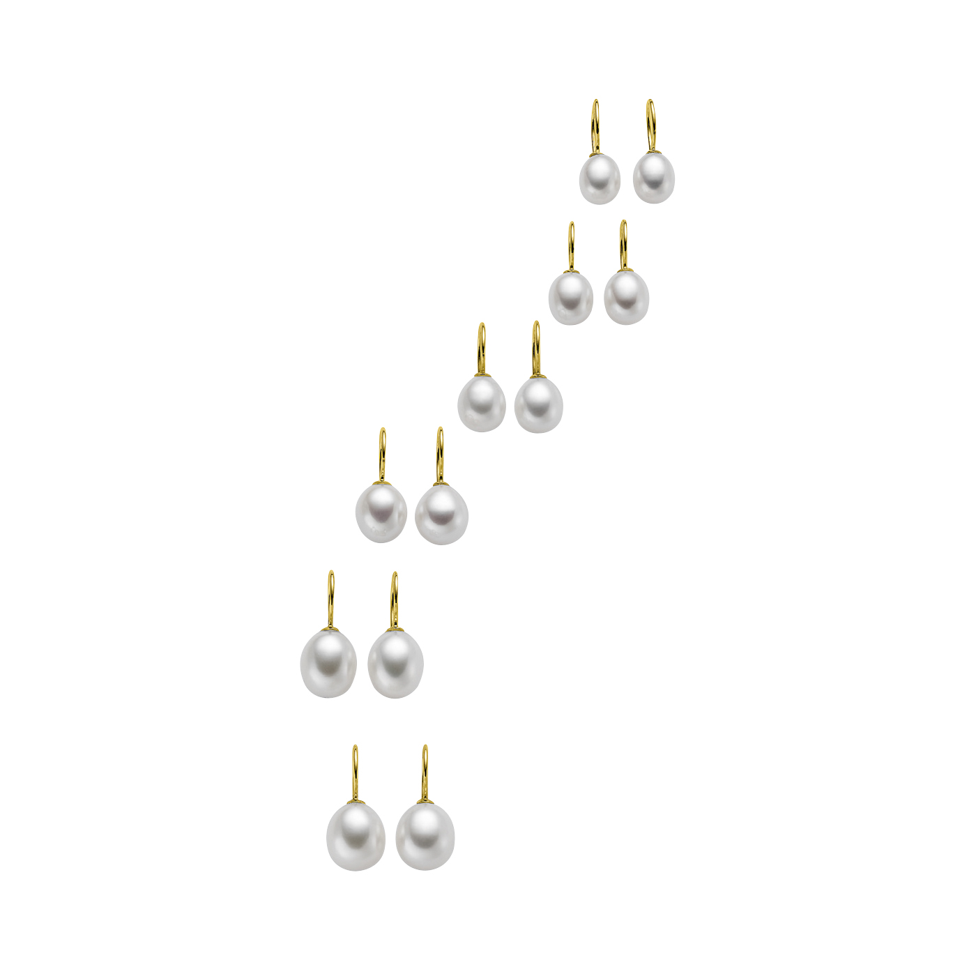Süßwasser Zuchtperle, Tropfen, ø 6,0-6,5 mm, weiß - 1 Stück Süßwasser Zuchtperle, Tropfen, ø 6,0-6,5 mm, weiß - 1 Stück