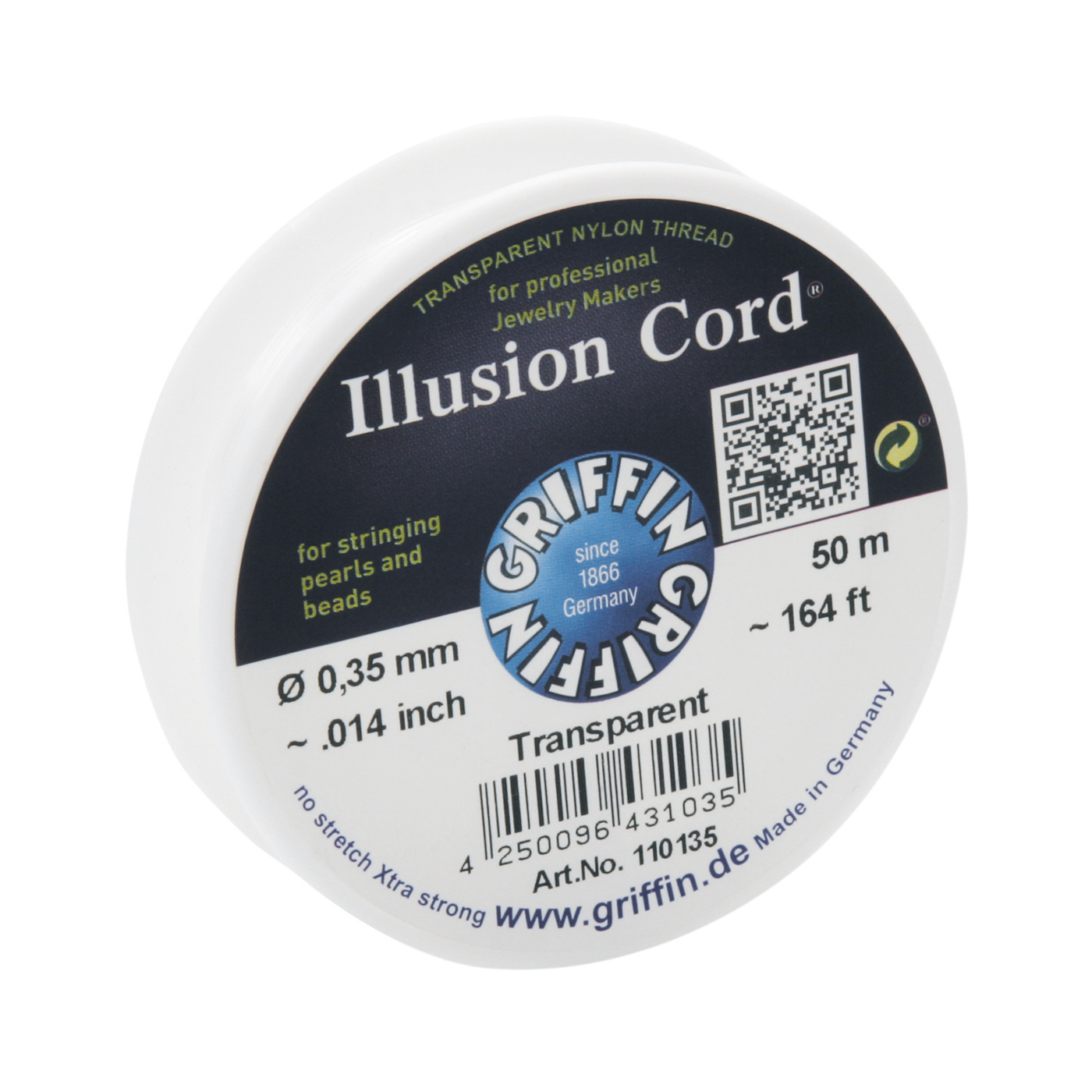 Illusion Cord Nylon Thread, ø 0.40 mm - 50 m