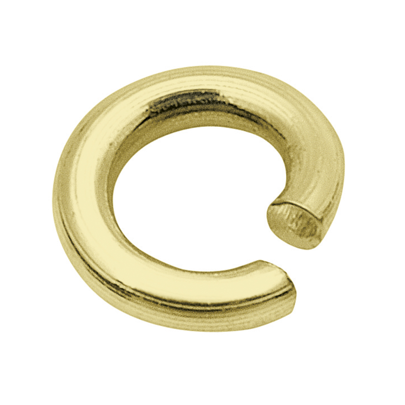 Binderinge, Doublé, rund, ø 2 mm, Draht-ø 0,4 mm - 1 Stück