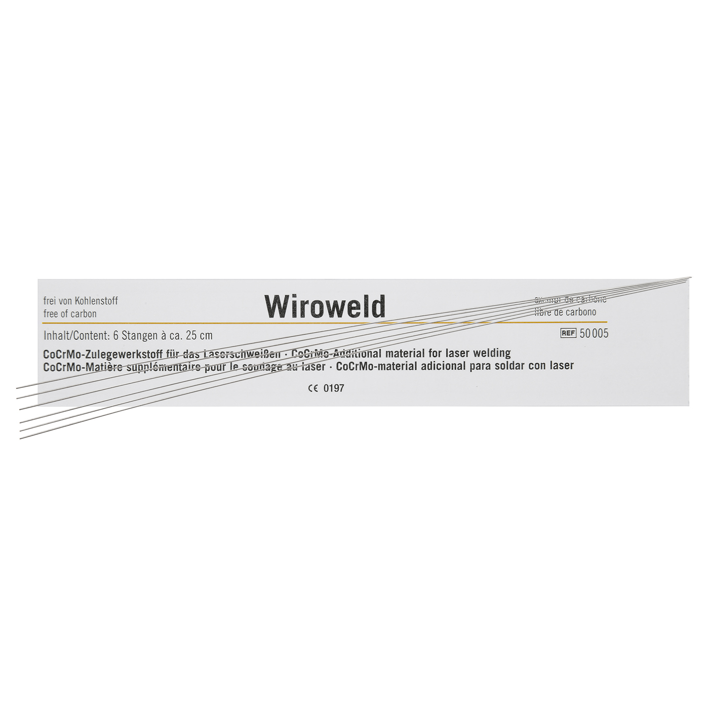 Wiroweld Laser Welding Wire, ø 0.50 mm - 6 x 25 cm