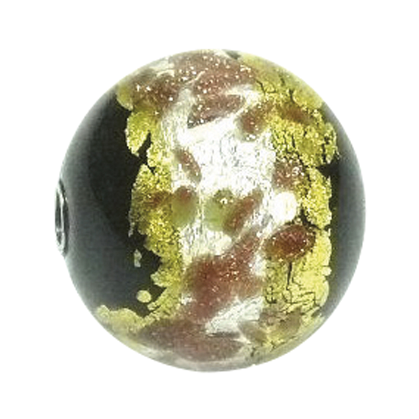 Wechselschließe, ES, Kugel, Muranoglas, sigola, ø 14 mm - 1 Stück