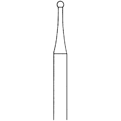 Round Milling Cutter, Fig. 41, ø 1.0 mm - 1 piece