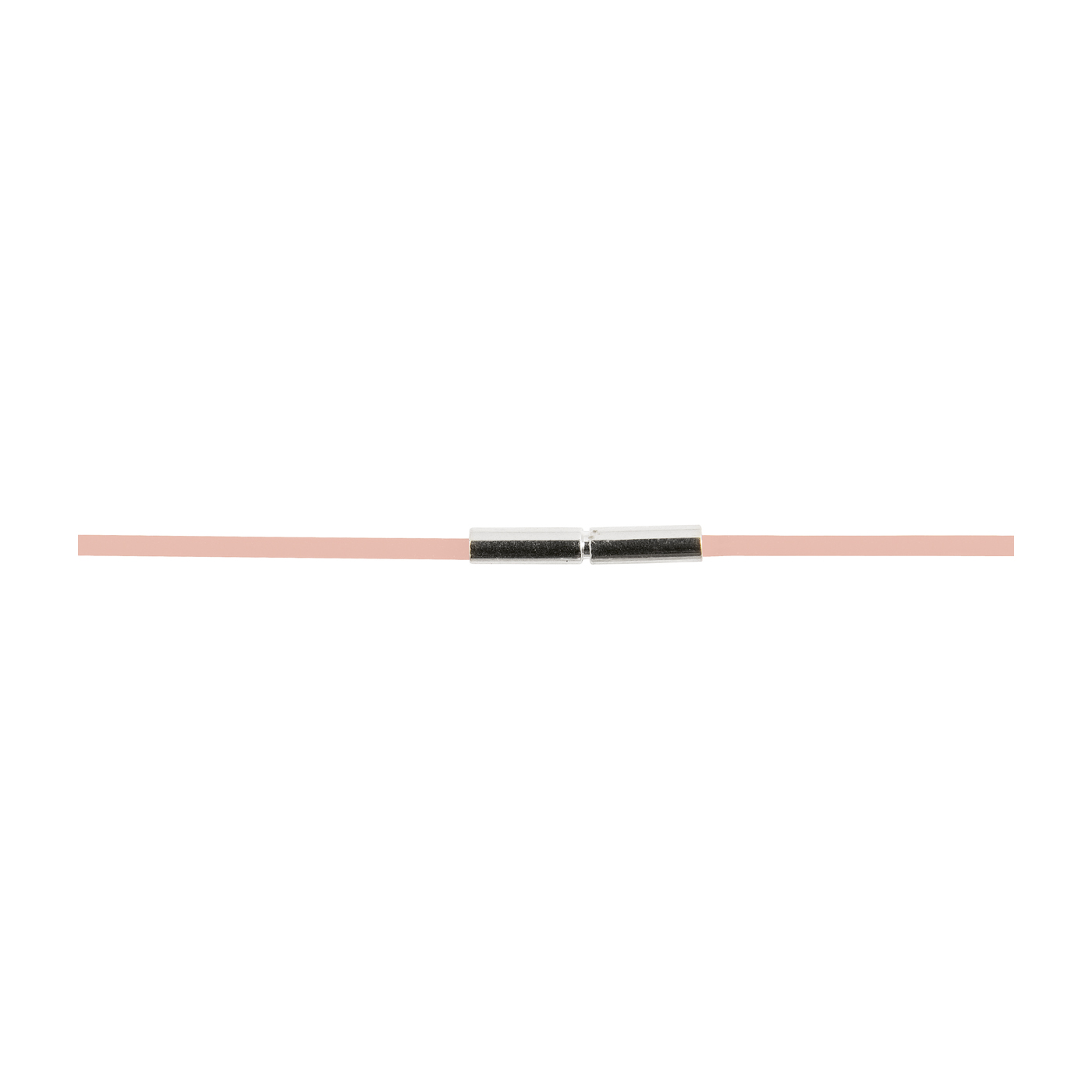 Rubber Circlet, Rose, ø 1.5 mm, 42 cm - 1 piece