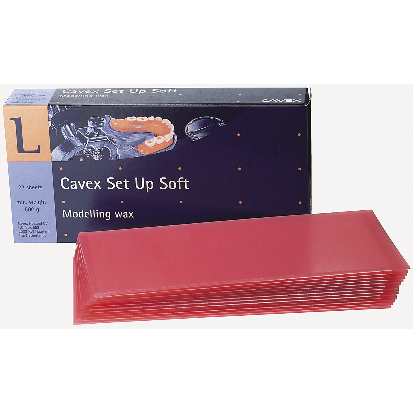 Cavex Holland Set Up Modellierwachs, soft, rosa - 500 g