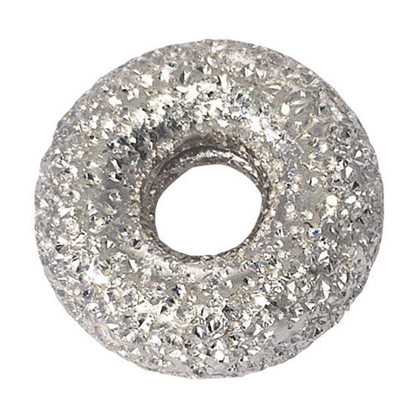 Circular Holder, 925Ag Star Effect, ø 6 mm - 1 piece