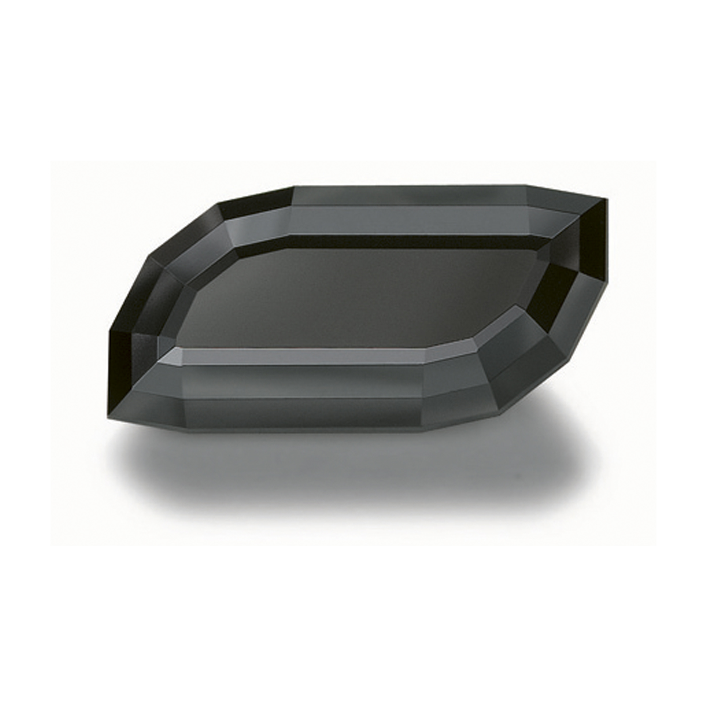 Zirconia, Black, 7.00 x 3.50 mm, Doe Eyed Cut - 1 piece