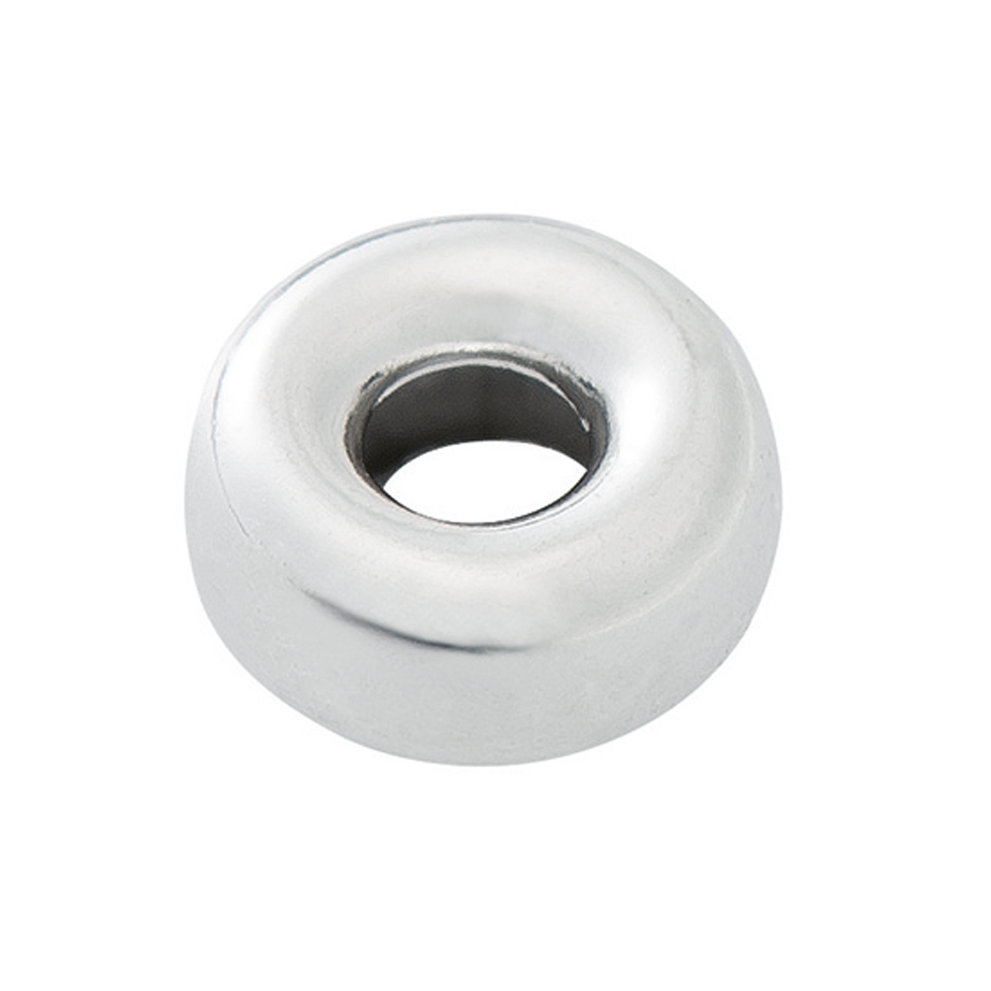 Zwischenteil, Rondell, 925 Ag, ø 3 x 1,4 mm, poliert - 1 Stück