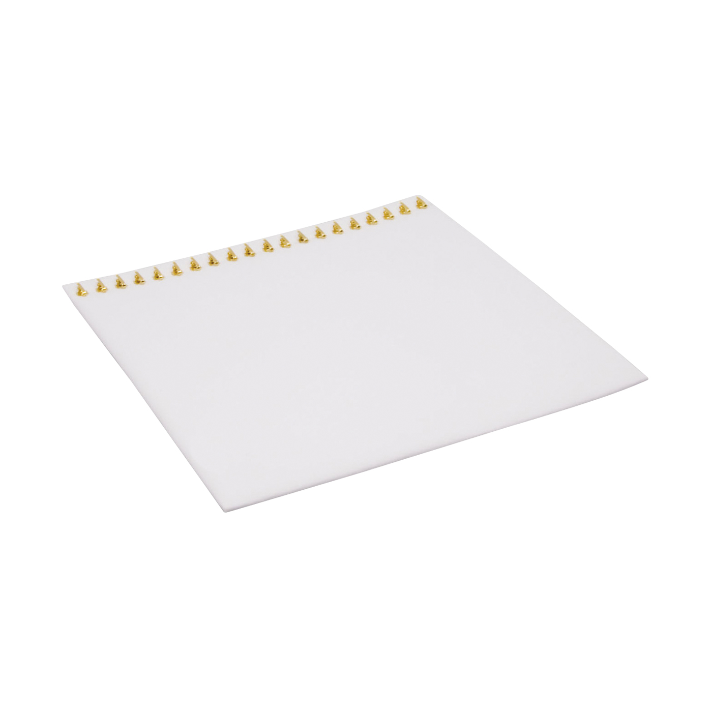 Tray System Inlay, White, with Hook Strip, 224 x 224 mm - 1 piece