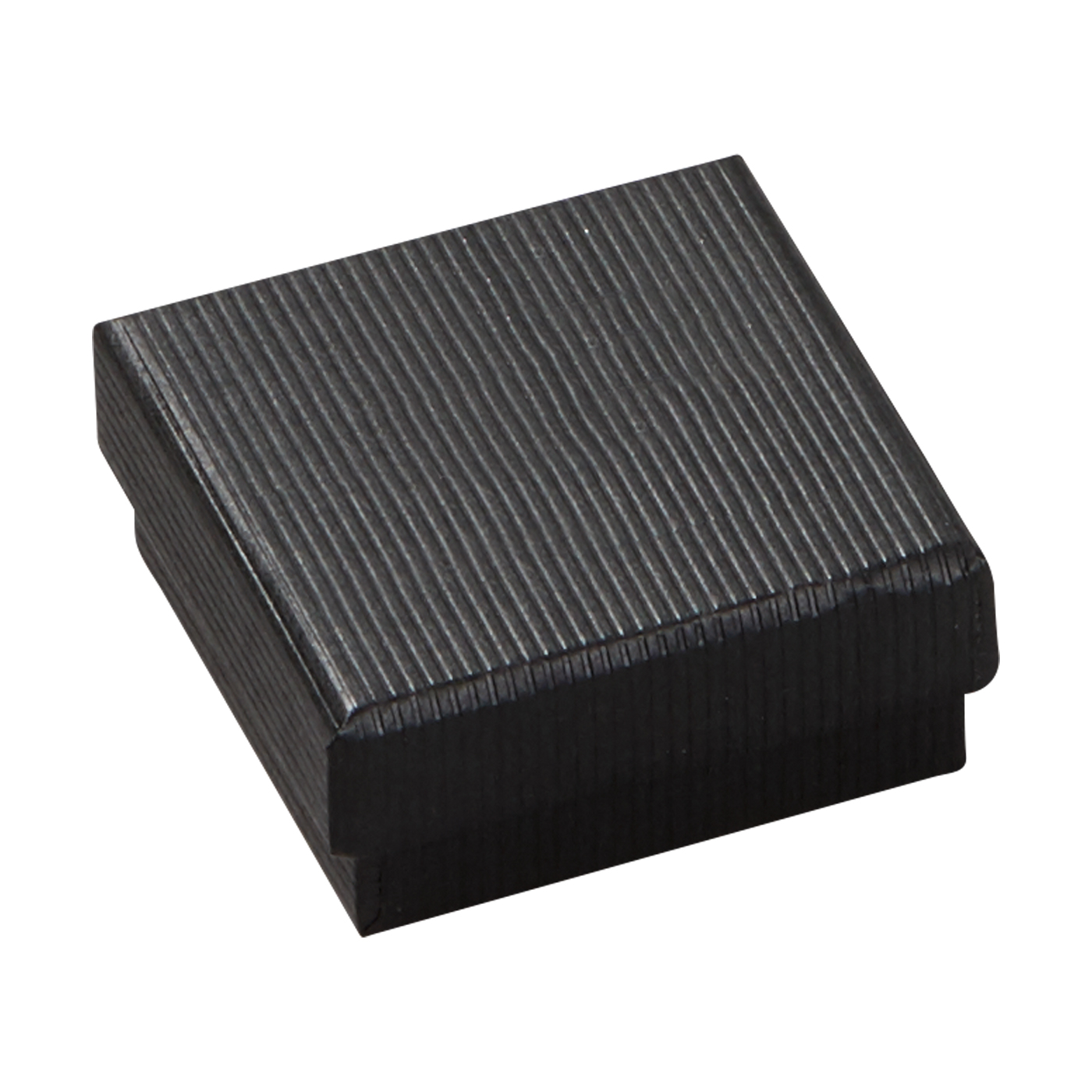 Schmucketui "Classics", schwarz, 40 x 40 x 18 mm - 1 Stück Schmucketui "Classics", schwarz, 40 x 40 x 18 mm - 1 Stück