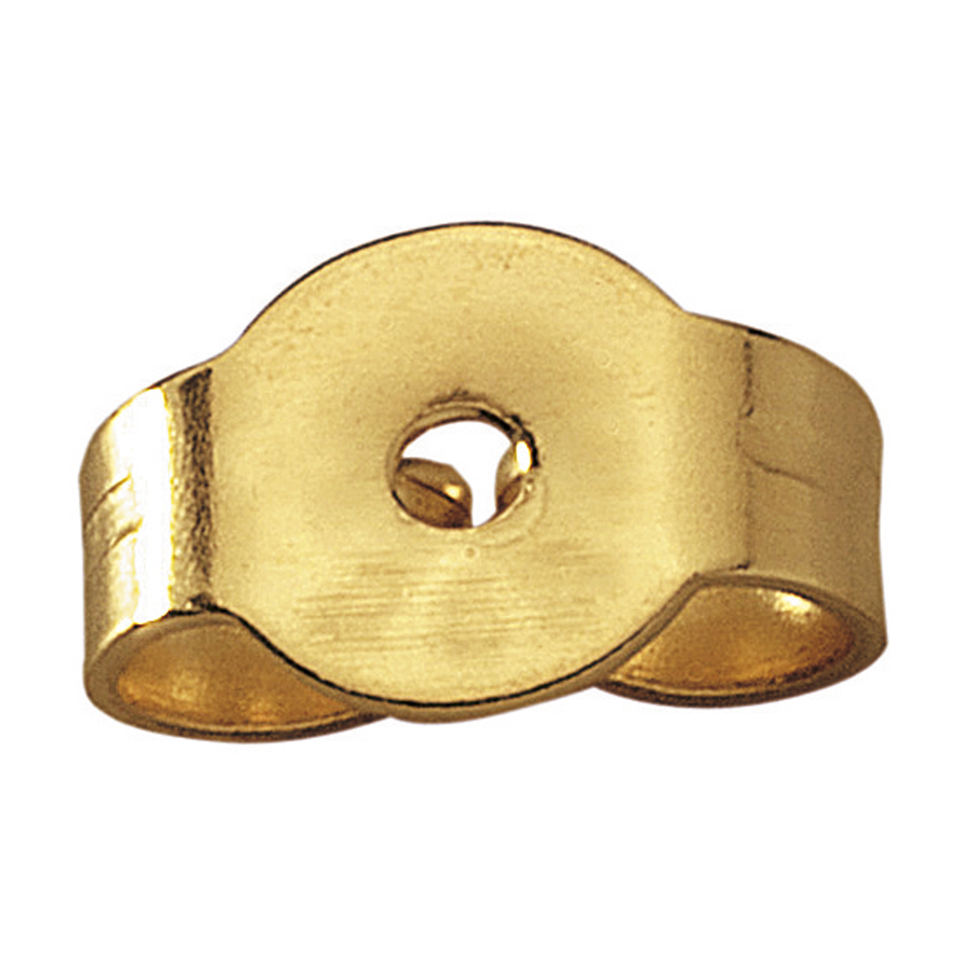 Ear Nut, Rolled Gold, ø 4 mm - 1 piece
