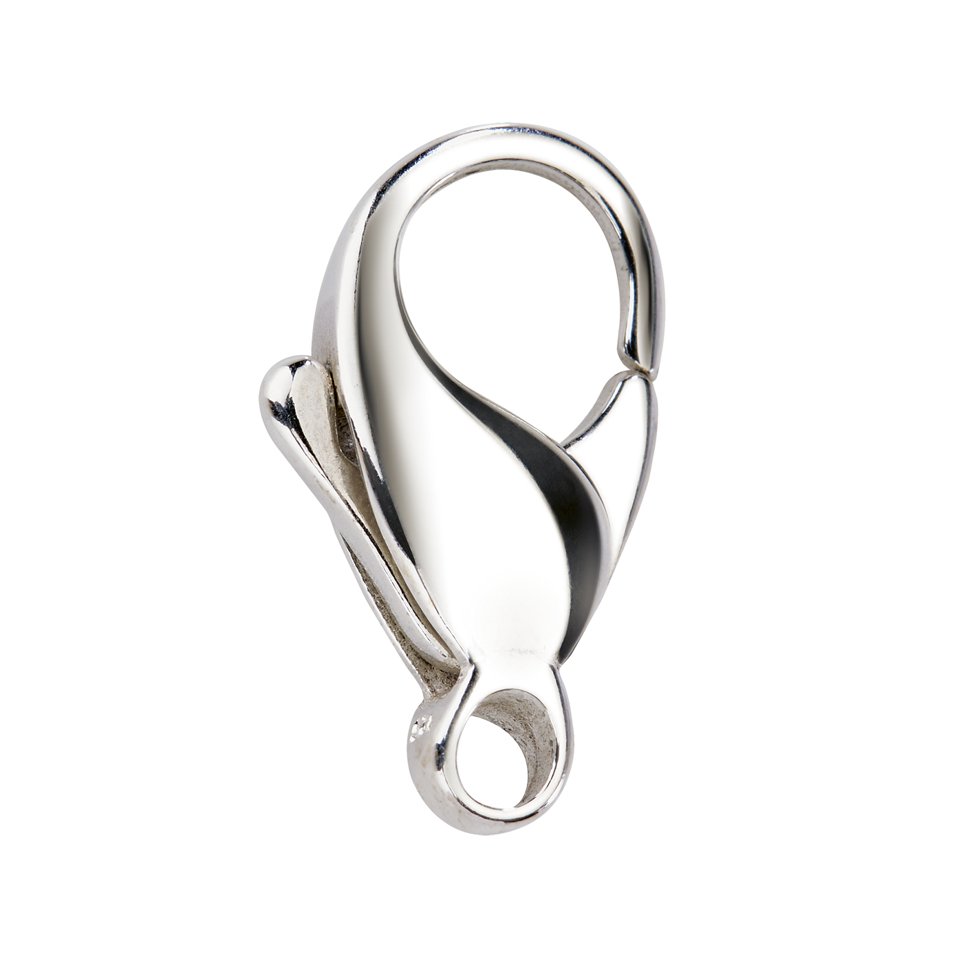 Karabiner, 585 WG, 15 mm, bauchig, schwere Ausführung - 1 Stück