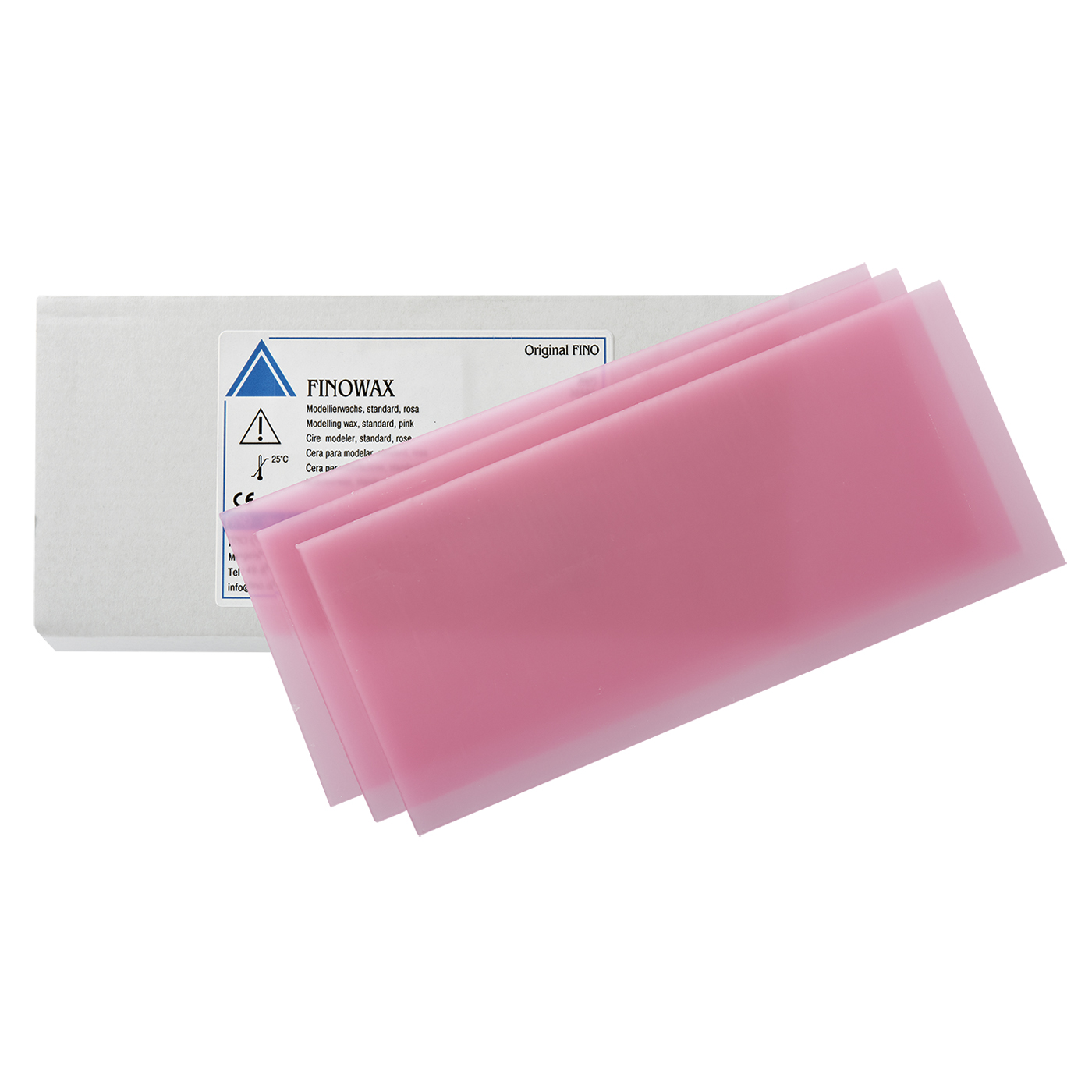 FINOWAX Modellierwachs, Standard, rosa - 500 g