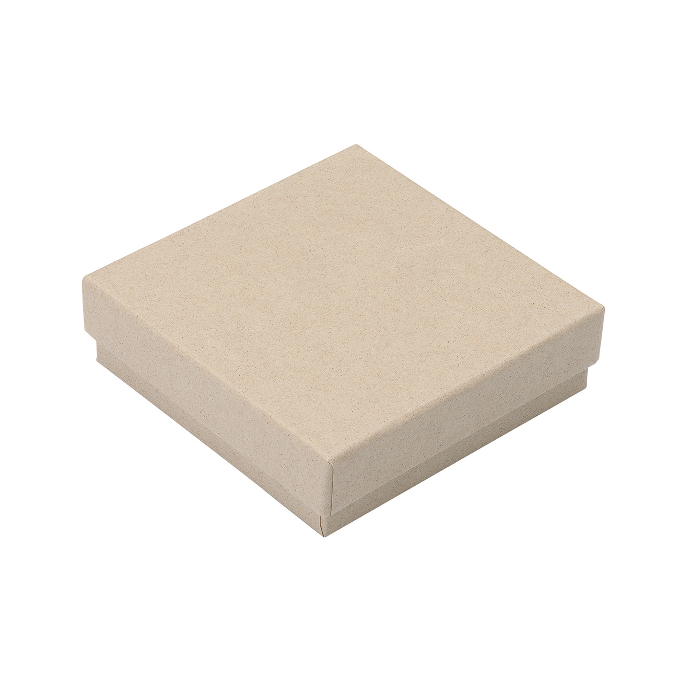 Jewellery Packaging "Eco", Natural, 86 x 86 x 26 mm - 1 piece