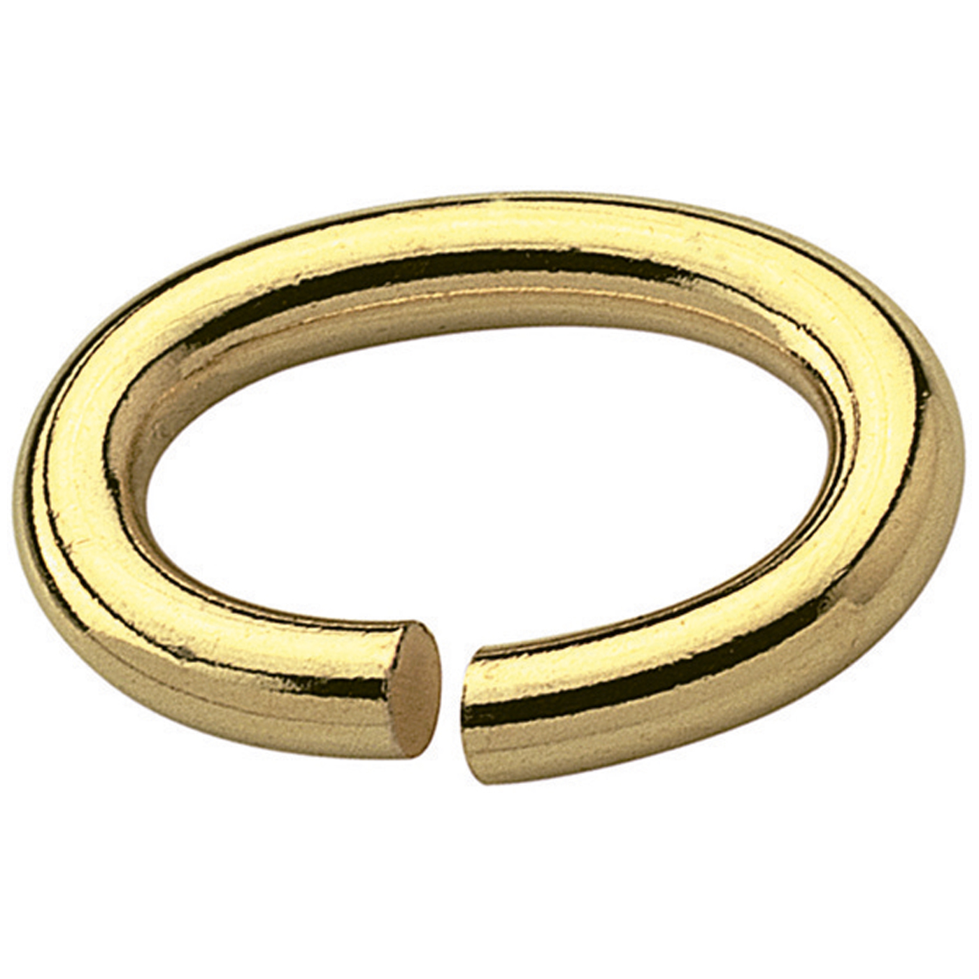 Binderinge, Doublé, oval, ø 10 mm, Draht-ø 1,5 mm - 1 Stück