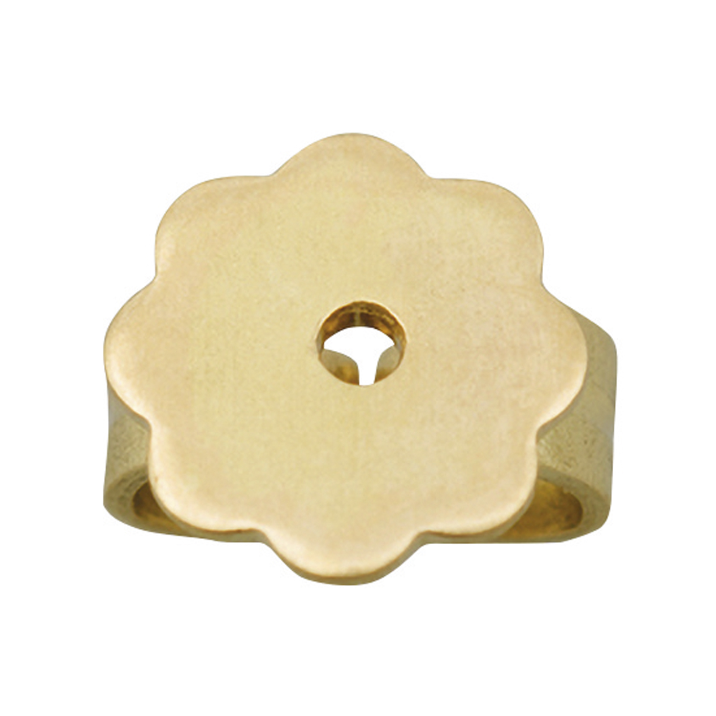 Gewindemutter, 585 G, ø 6,0 mm, mit welliger Platte - 1 Stück Gewindemutter, 585 G, ø 6,0 mm, mit welliger Platte - 1 Stück