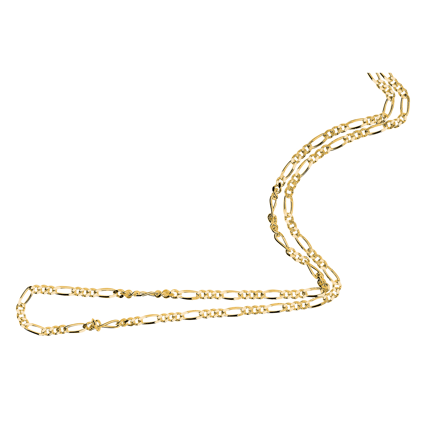  Figaro-Panzerkette diamantiert, 333 G, 2,20 mm, 3 m