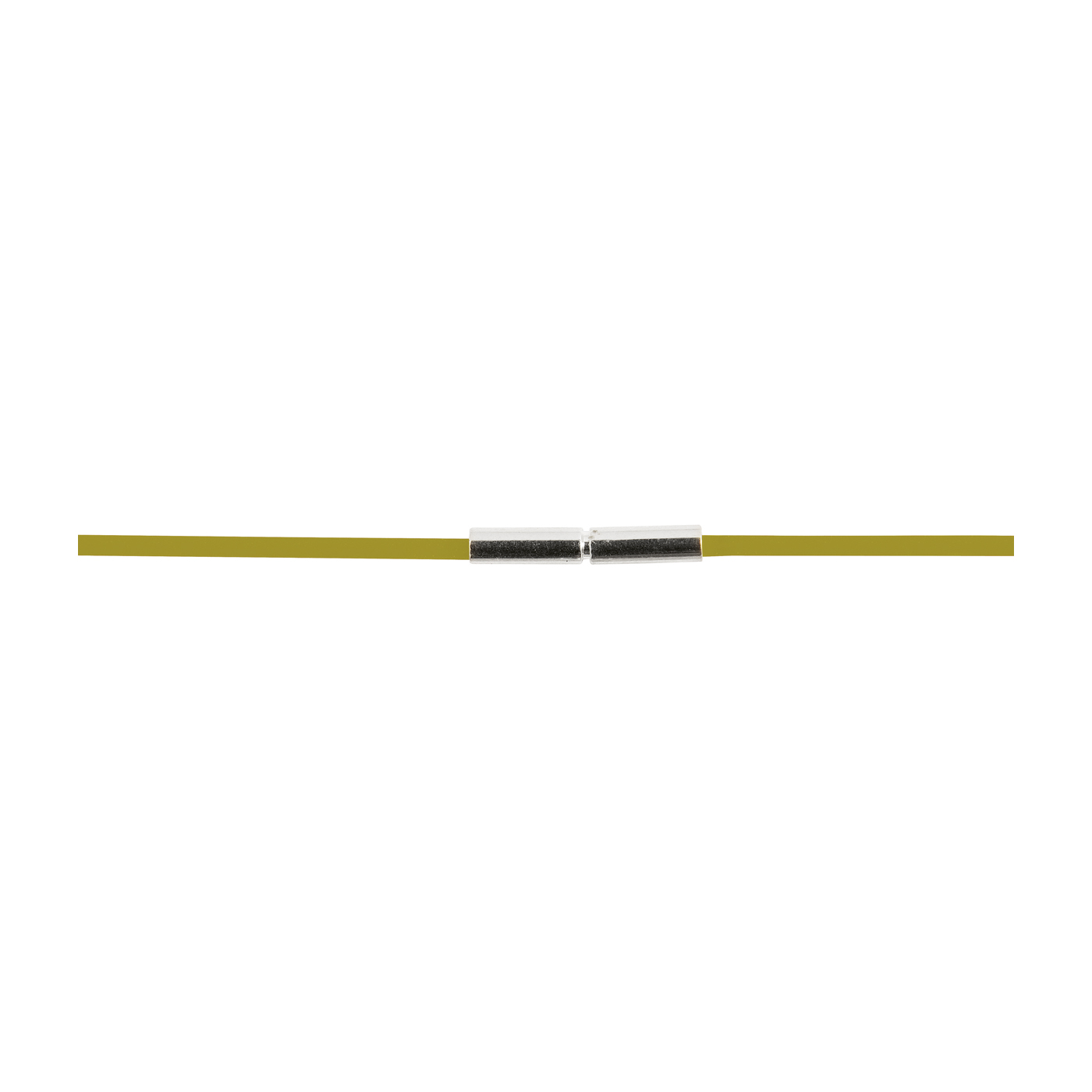 Rubber Circlet, Olive, ø 1.5 mm, 45 cm - 1 piece