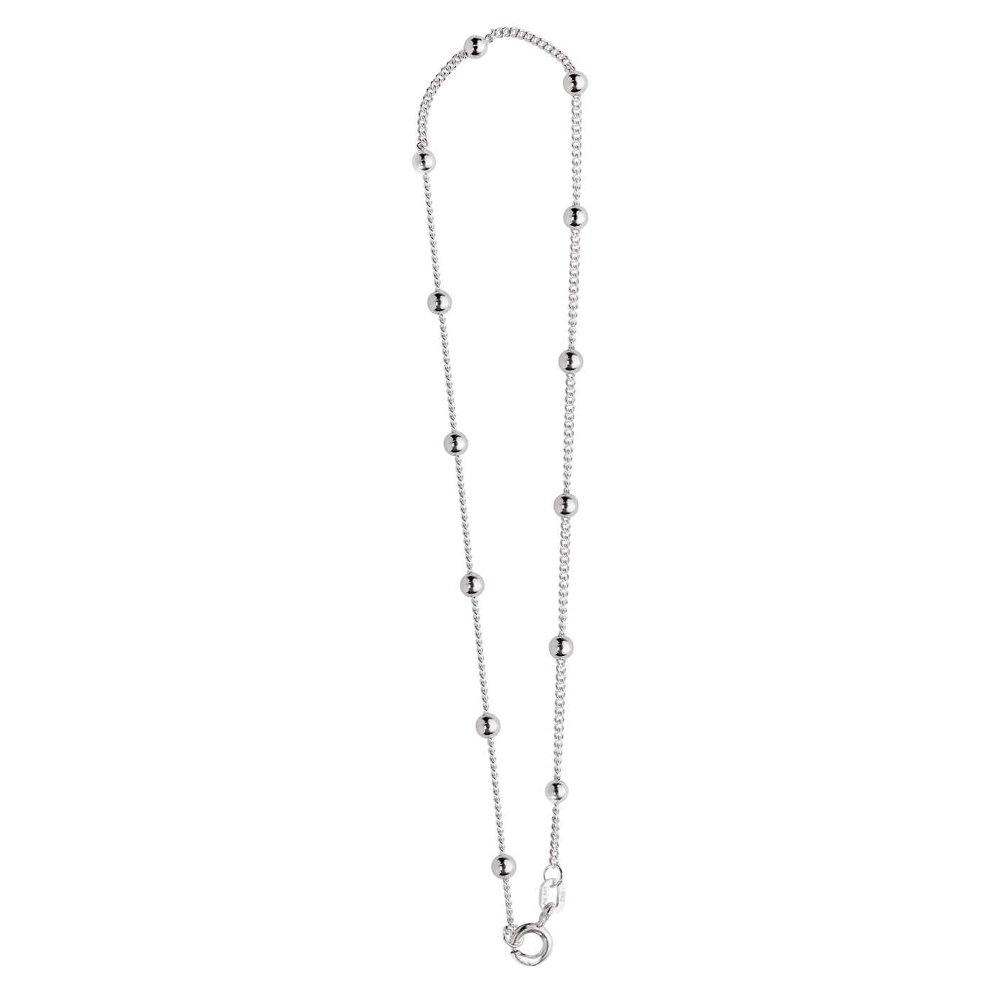 FBM Fußkette Panzergliederung, 925 Ag, 1,40 mm, 25 cm - 1 Stück