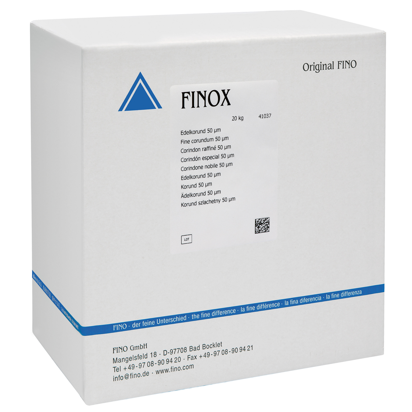 FINOX High-Grade Corundum, 50 µm - 20 kg