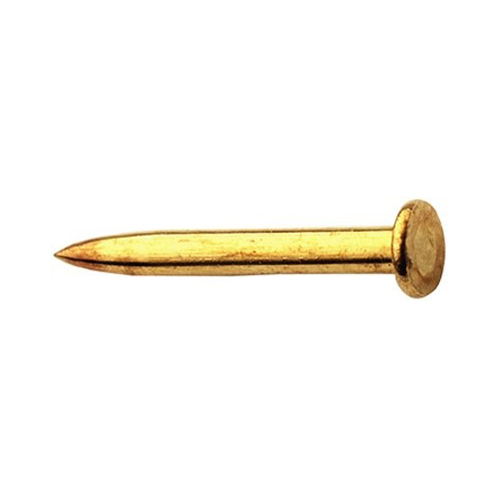 Stifte für Stecksicherung, Messing vergoldet, 10 mm - 5 Stück