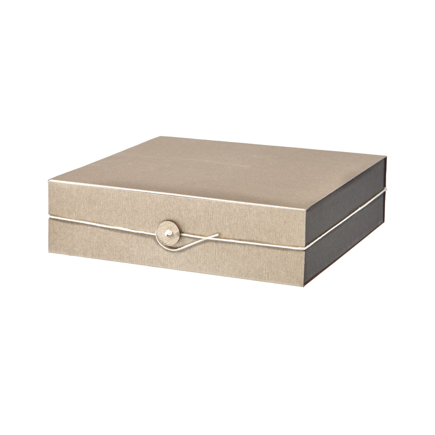 Jewellery Packaging "Pure", gold, 120 x 120 x 33 mm - 1 piece