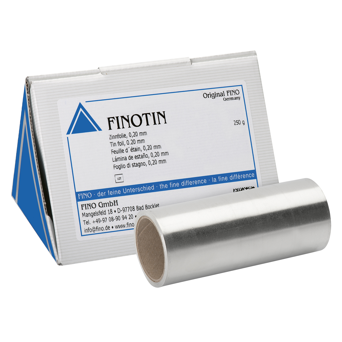 FINOTIN Tin Foil, 0.20 mm - 250 g