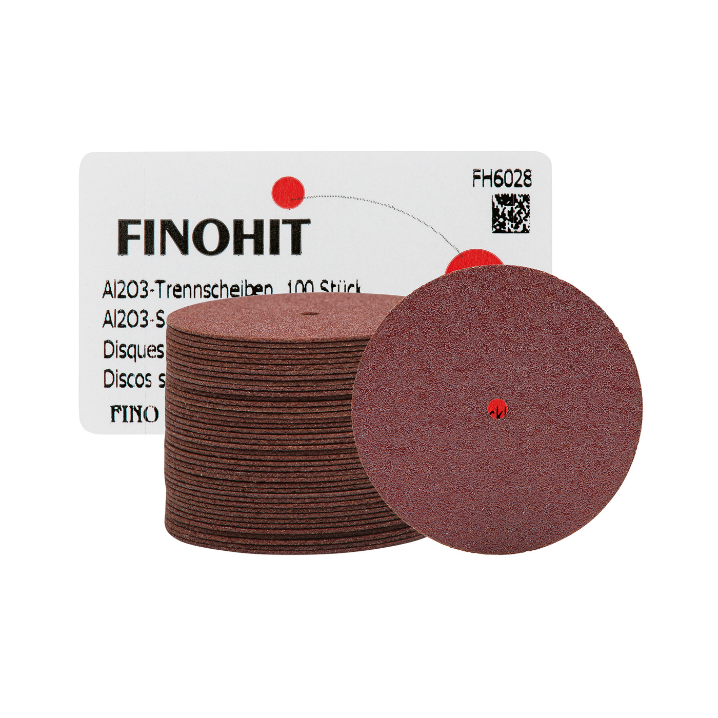 FINOHIT Separating Discs, Aluminium Oxide, ø 29.0 x 0.5 mm - 100 pieces