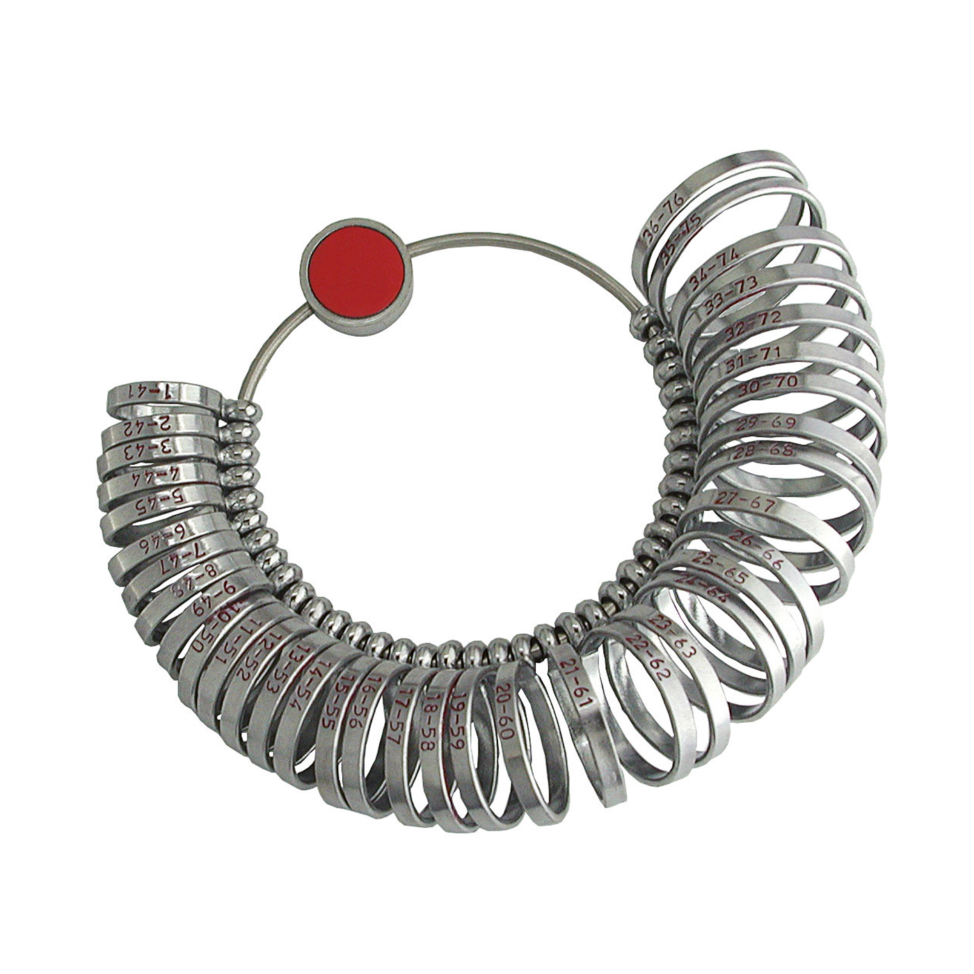 Ringmaß, Breite 3 mm, Größe 41-76 - 1 Stück Ringmaß, Breite 3 mm, Größe 41-76 - 1 Stück