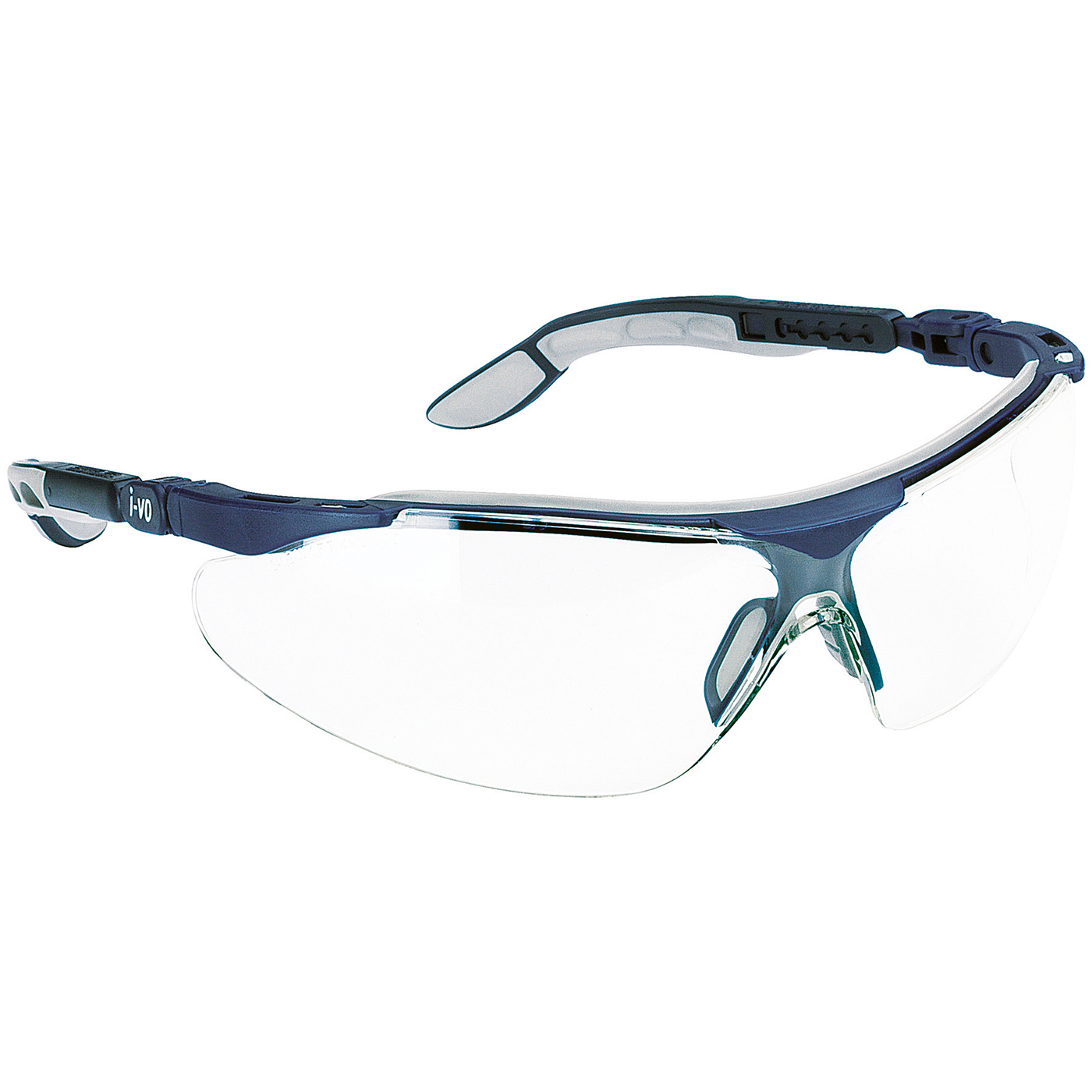 iSpec Comfort Fit Protective Goggles, Transparent, Blue/Grey - 1 piece