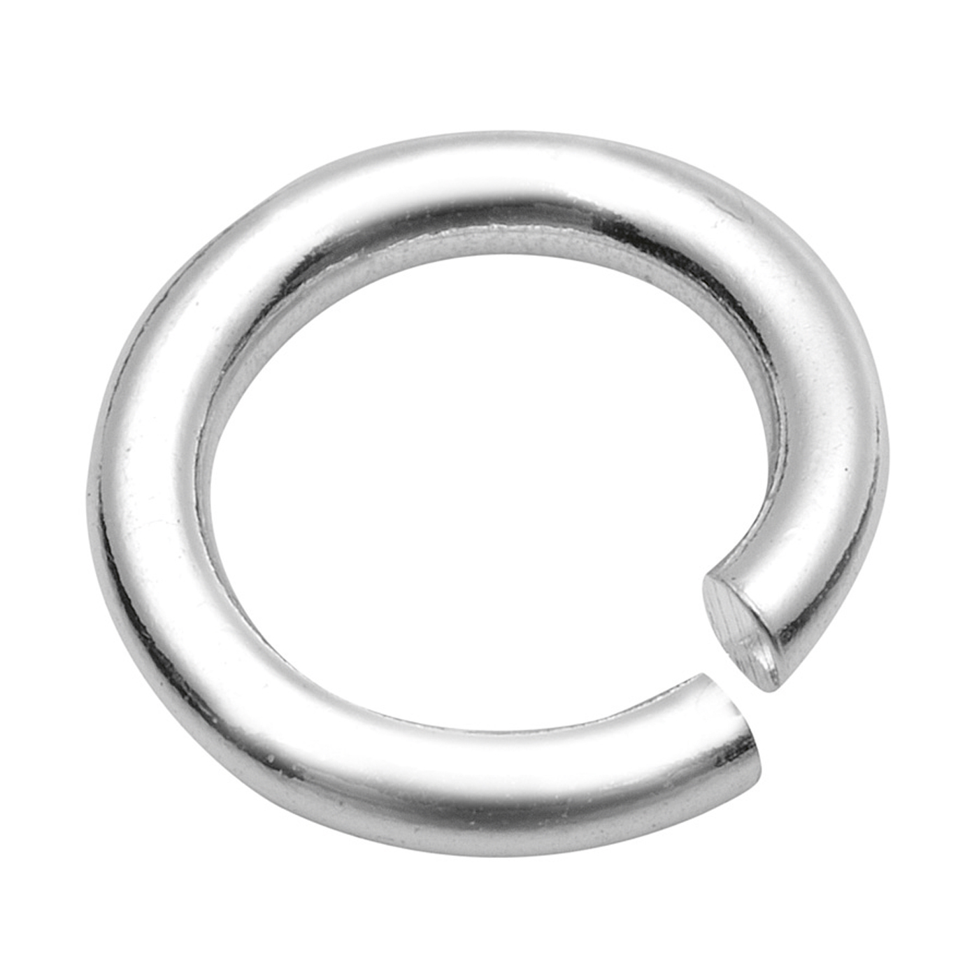 Binding Rings, Round, 925Ag, ø 8 mm - 10 pieces