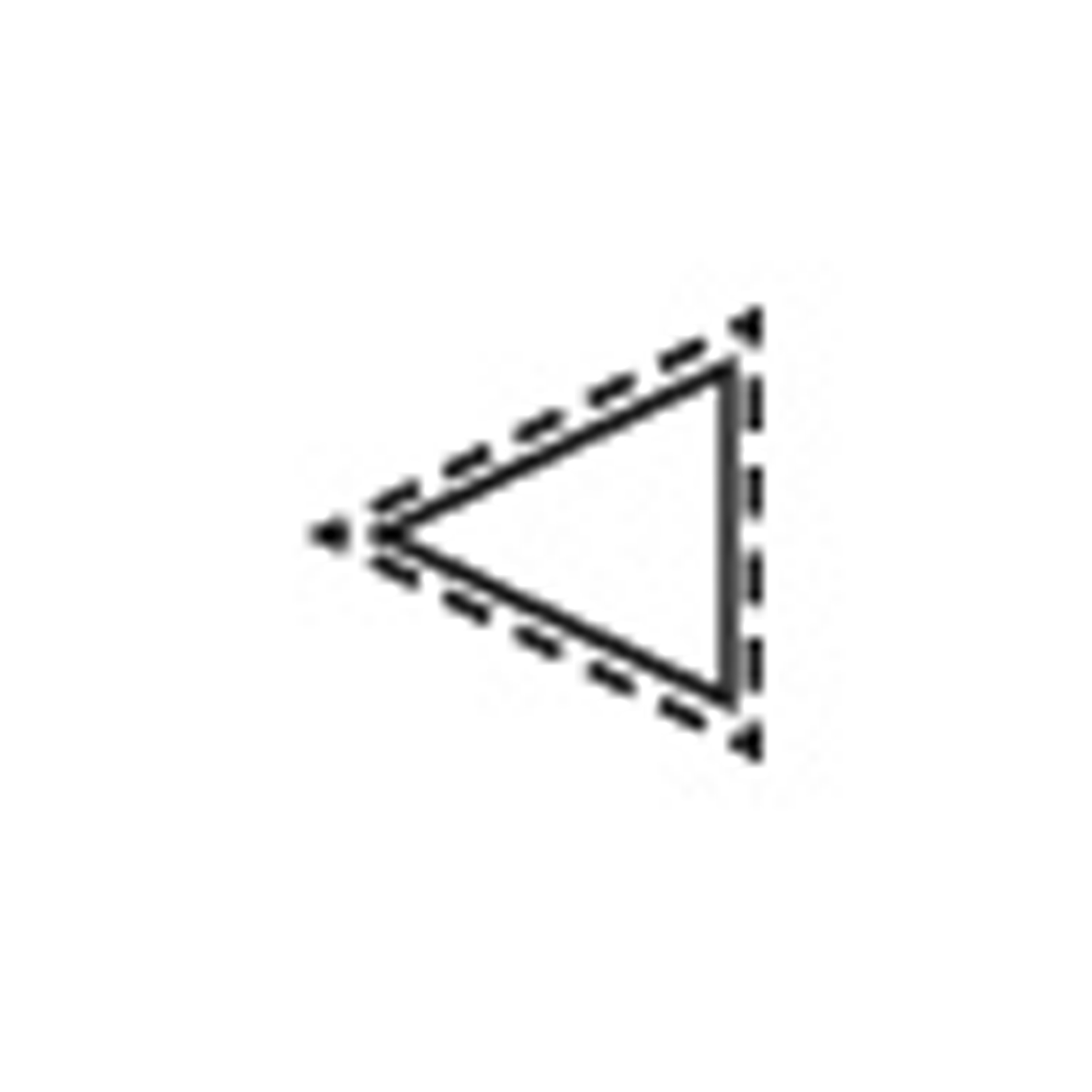 Needle File, Triangular, Cut 2 - 1 piece Needle File, Triangular, Cut 2 - 1 piece