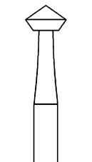 Doppelkegelfräser, Fig. 414, 90°, ø 4,0 mm - 6 Stück